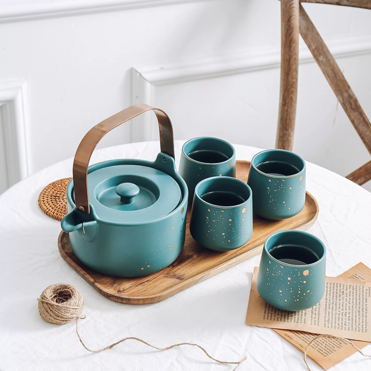 CARA Green Tea set&Tea pot&Cup