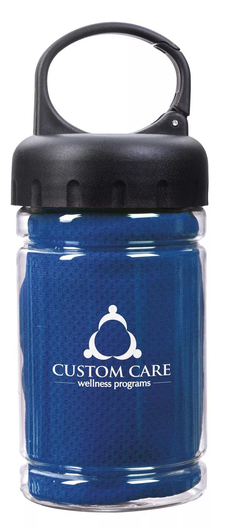 Carabiner Bottle with Cooling Towel
