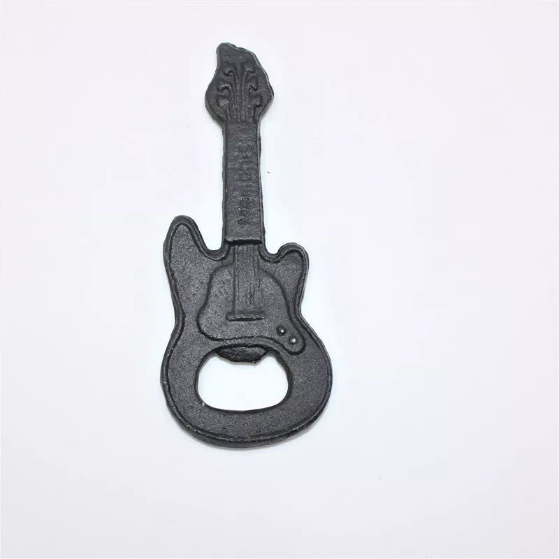 Cast Iron Guitar Bottle Opener