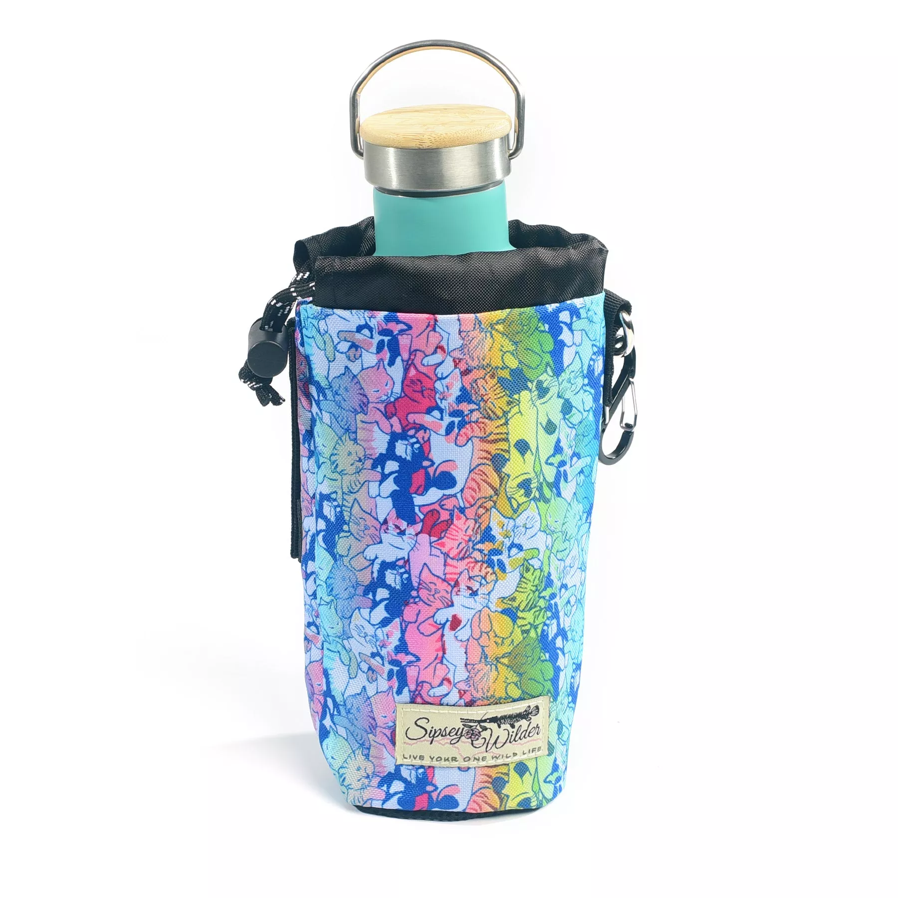 Cat Nap Water Bottle Holder