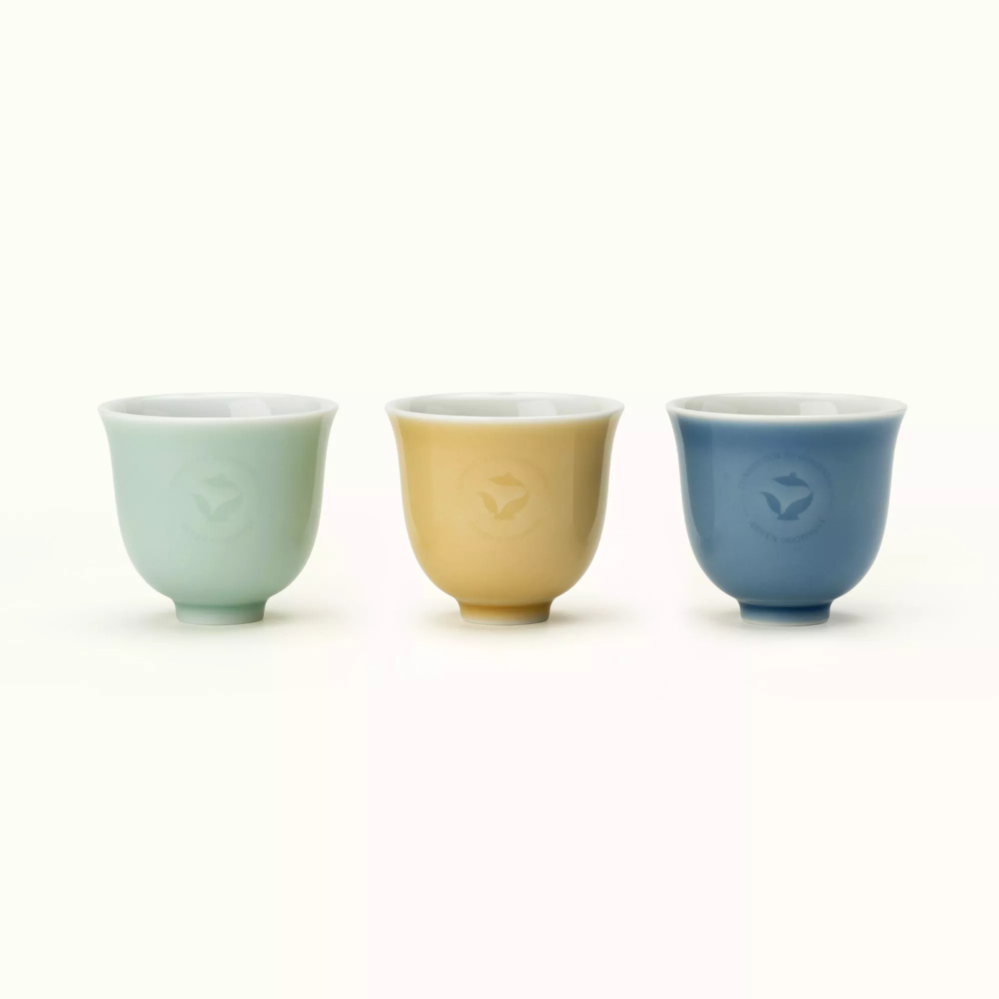 Ceramic Gongfu Tea Cup|Green&Yellow&Blue