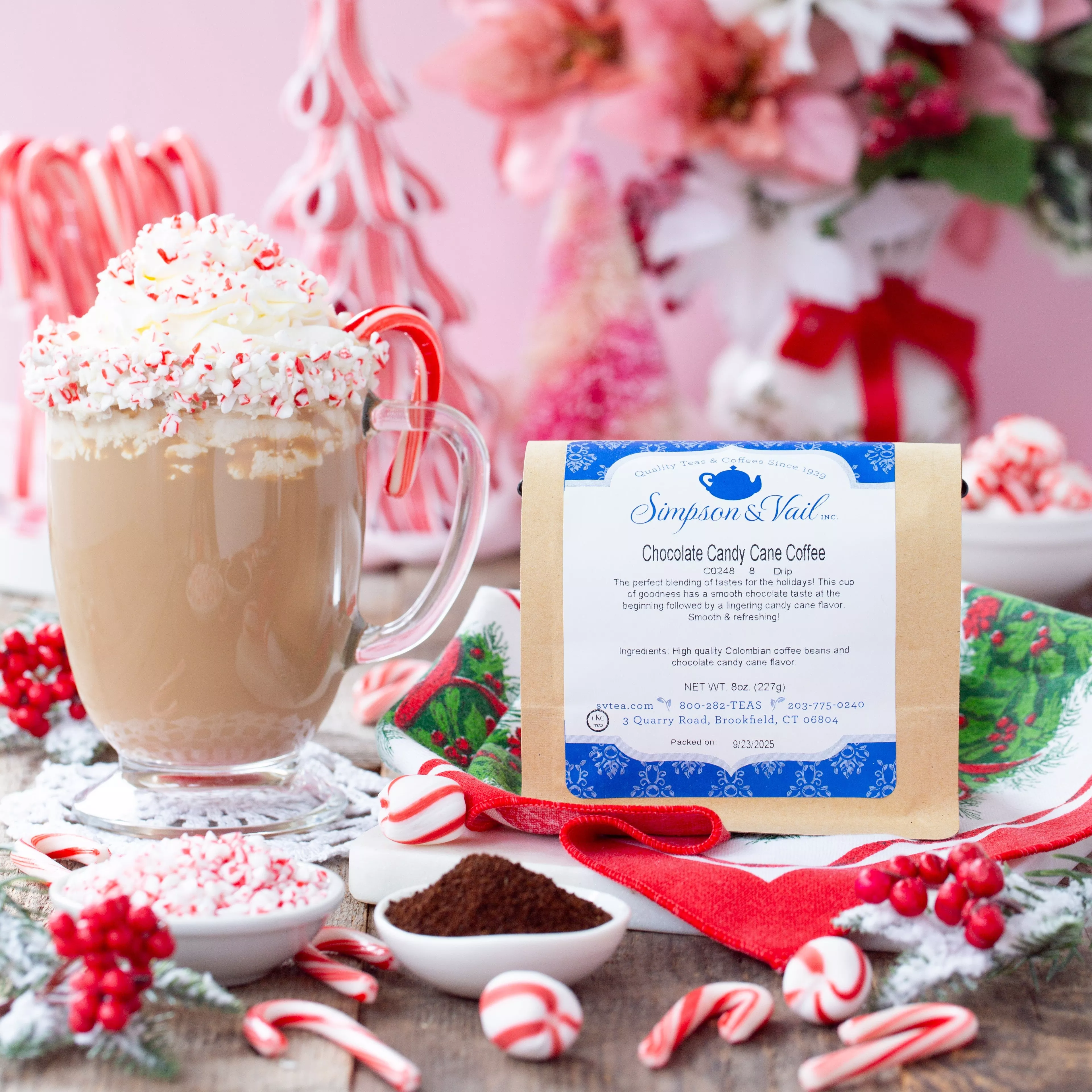 Chocolate Candy Cane Coffee - WS