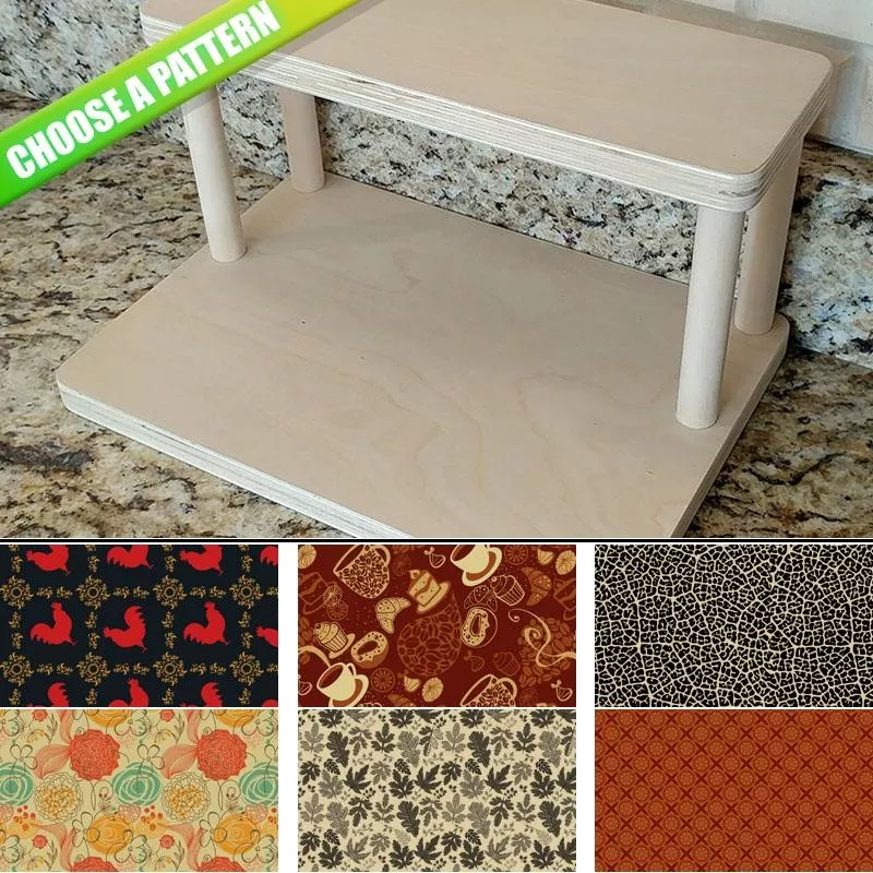 CHOOSE YOUR PATTERN - Counter Caddies - 12 INCH STRAIGHT UNIT