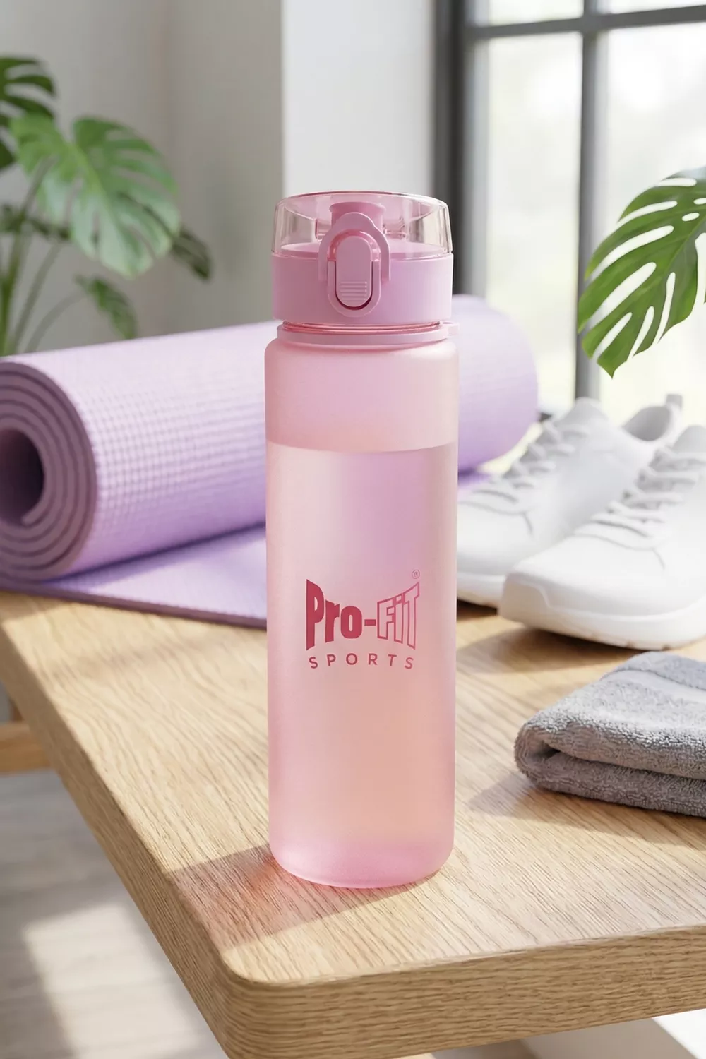 Clear Studio Water Bottle - Pink
