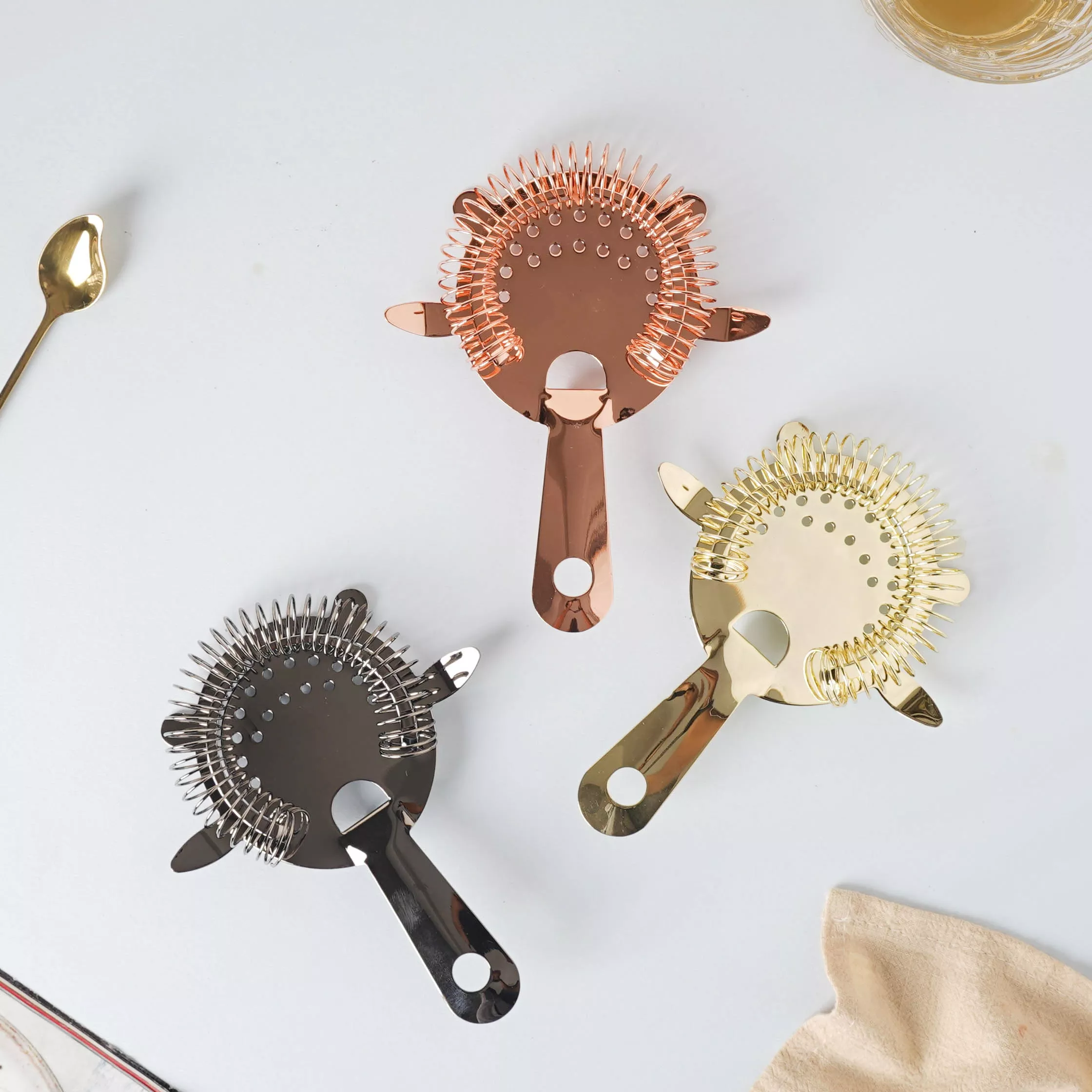 Cocktail Strainer|Gold&Rose Gold&Silver