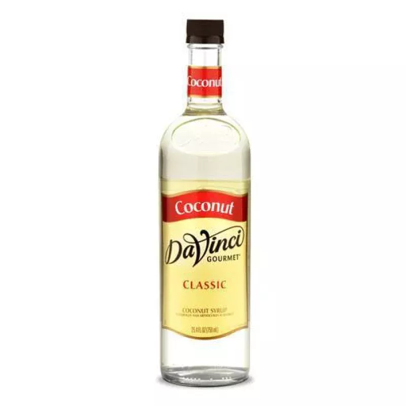 Coconut DaVinci Syrup Bottle - 750mL