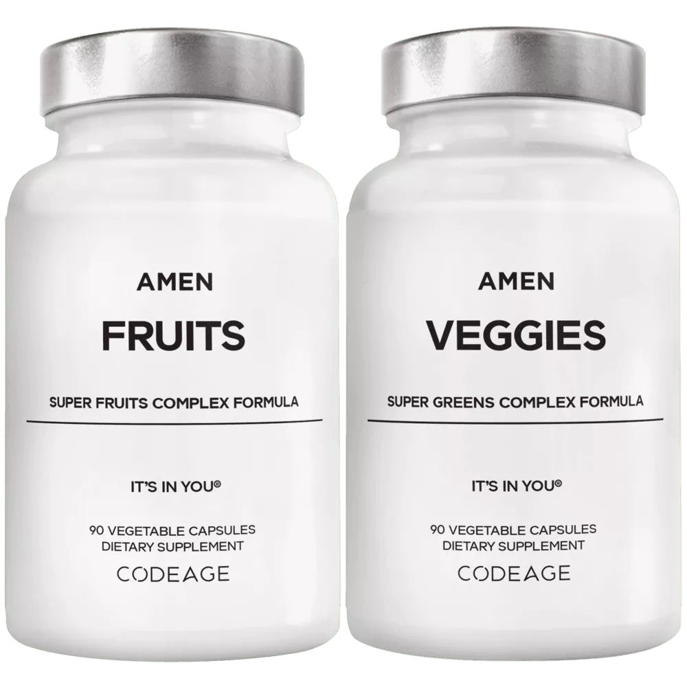 Codeage Amen Fruits + Veggies Multivitamin Bundle