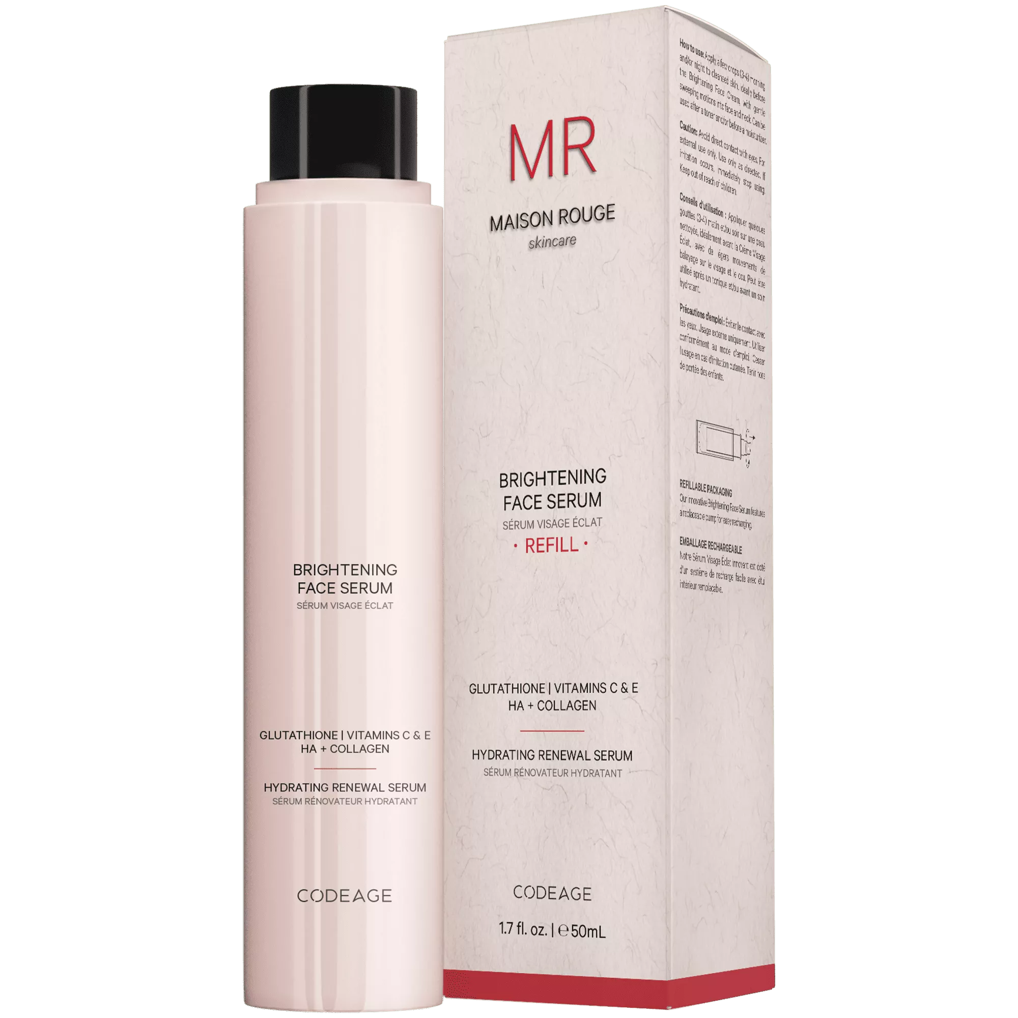 Codeage Maison Rouge Brightening Face Serum Refill