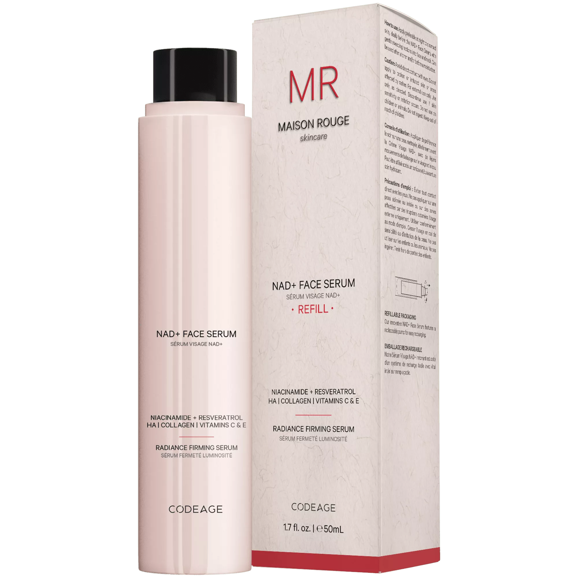 Codeage Maison Rouge NAD+ Face Serum Refill