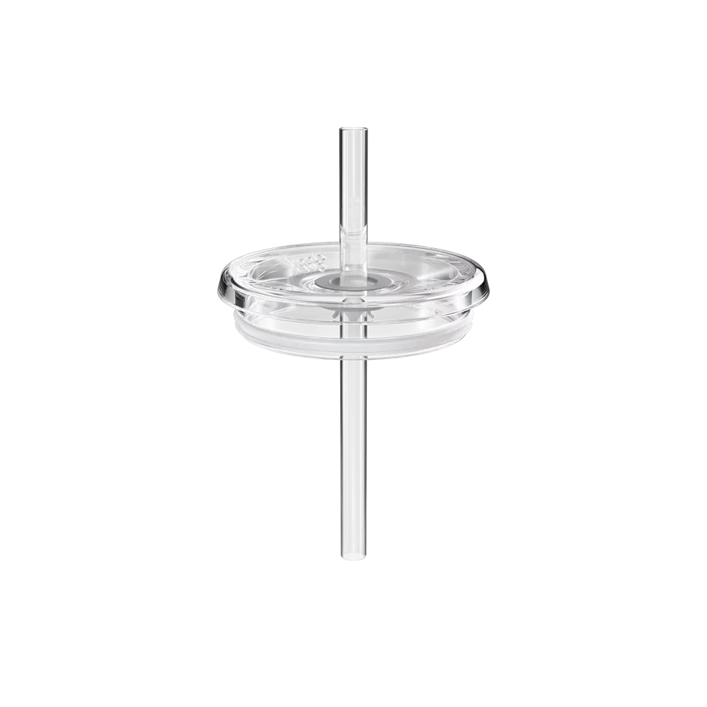 Coffee Straw Lid for Plastic Cup - 12oz