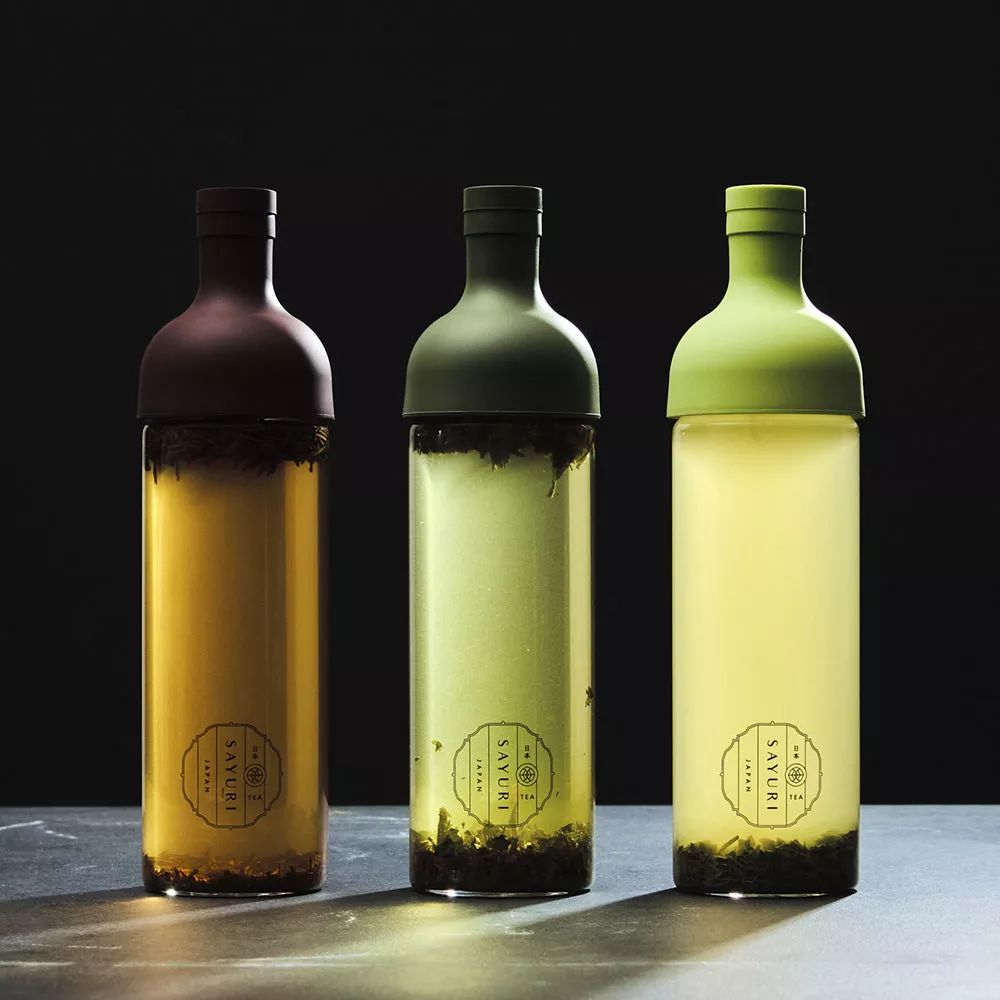 Cold Brew Tea Bottle|Olive Green&Lime Green&Brown