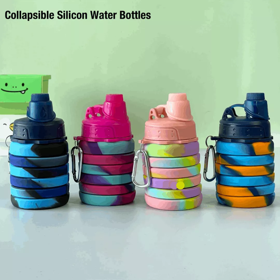 Collapsible Drinking Bottle for Kids - Fun Use