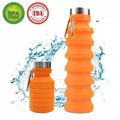 Collapsible Silicone Water Bottle