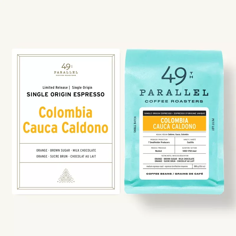 Colombia Cauca Caldono Espresso