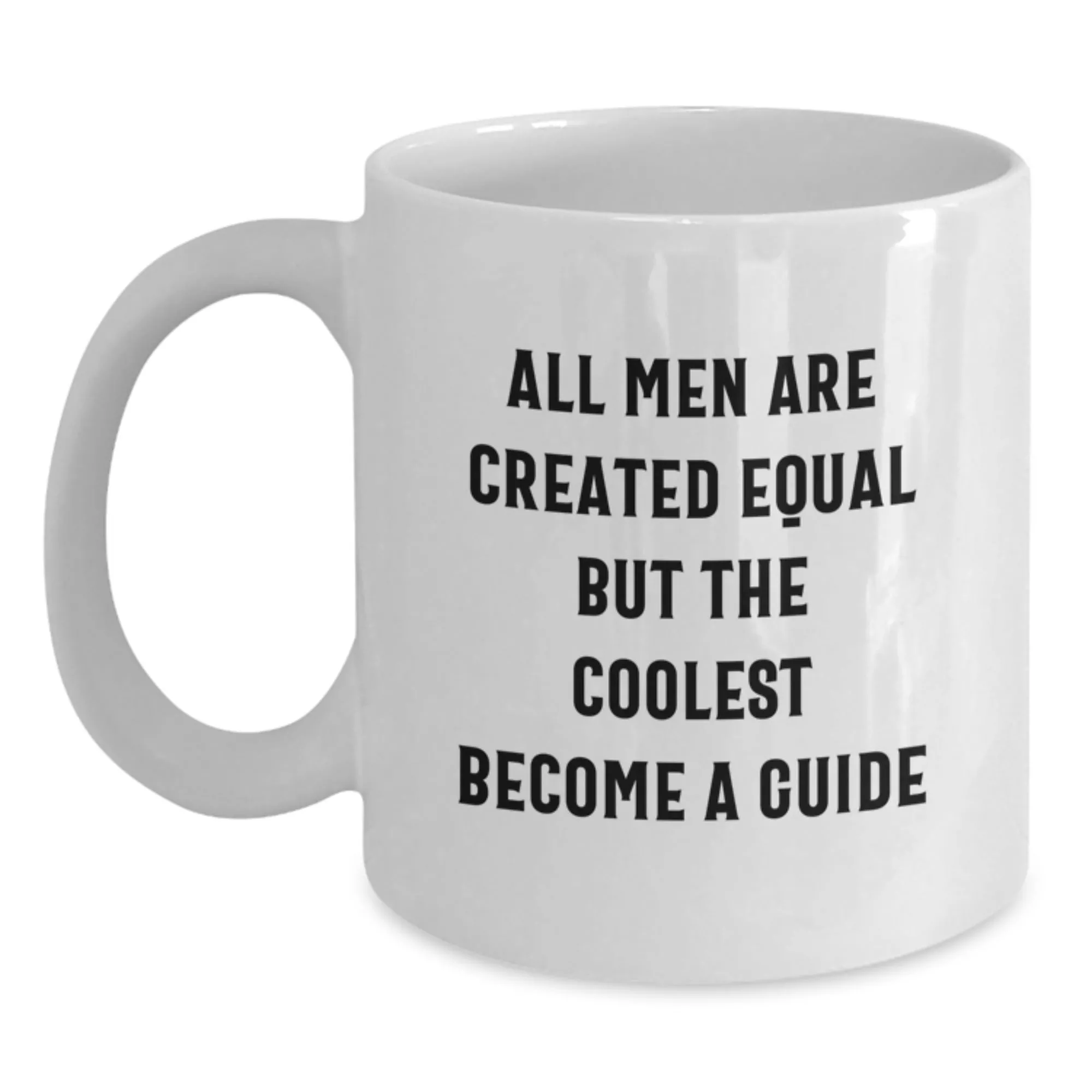 Cool Guide White Ceramic Mug (11 oz or 15 oz)
