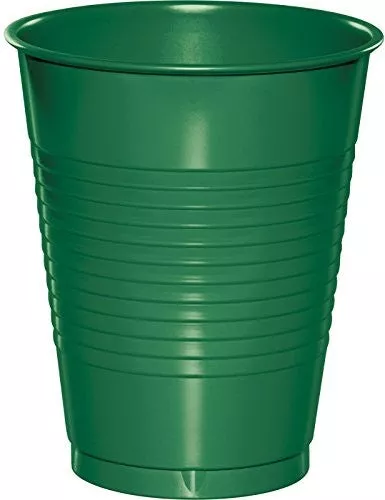 Creative Converting 16 Oz Emerald Green Disposable Plastic Cups