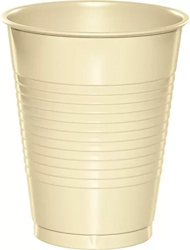 Creative Converting 16 Oz Ivory Disposable Plastic Cups