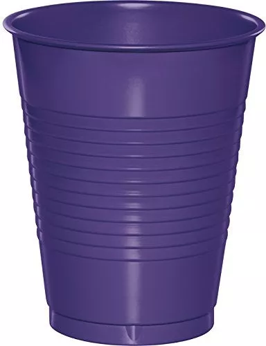 Creative Converting 16 Oz Purple Disposable Plastic Cups