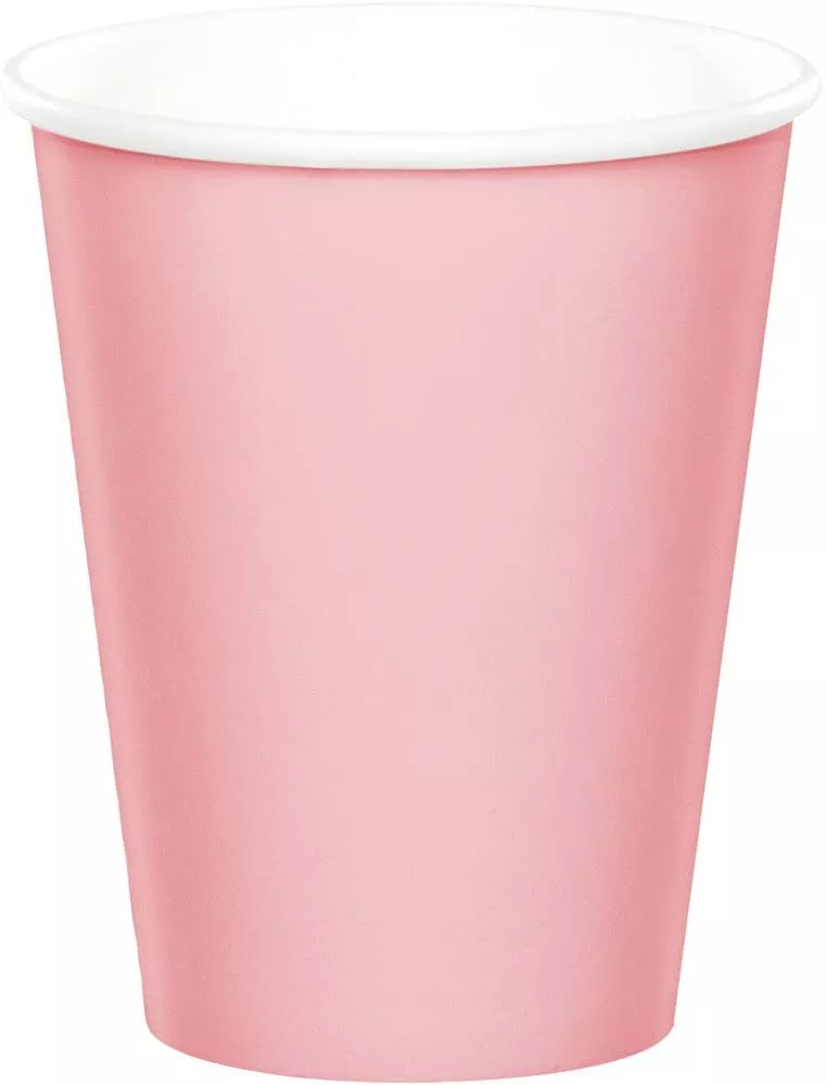 Creative Converting 9 Oz Classic Pink Paper Cups