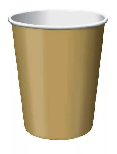 Creative Converting 9 Oz Gold Paper Cups