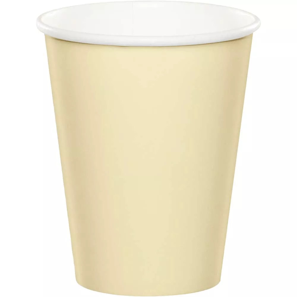Creative Converting 9 oz Ivory Paper Cups