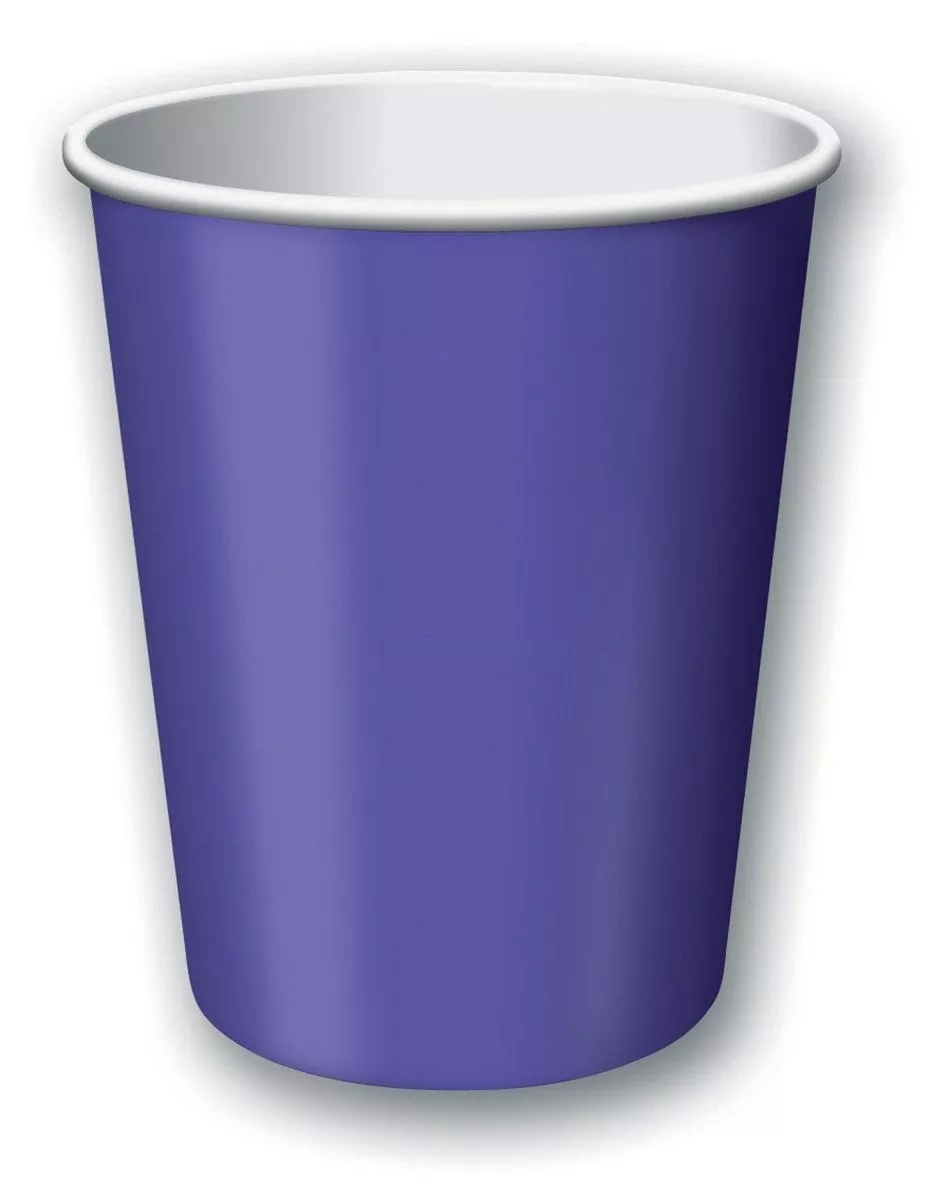 Creative Converting 9 Oz Purple Paper Cups