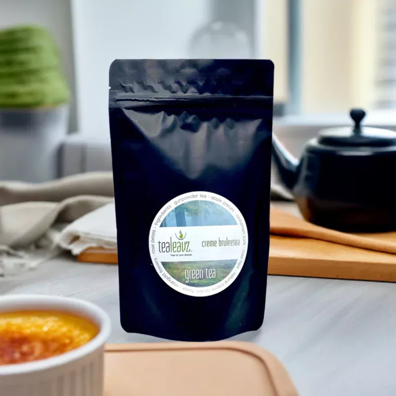 CREME BRULEE TEA | A Special Gunpowder Tea