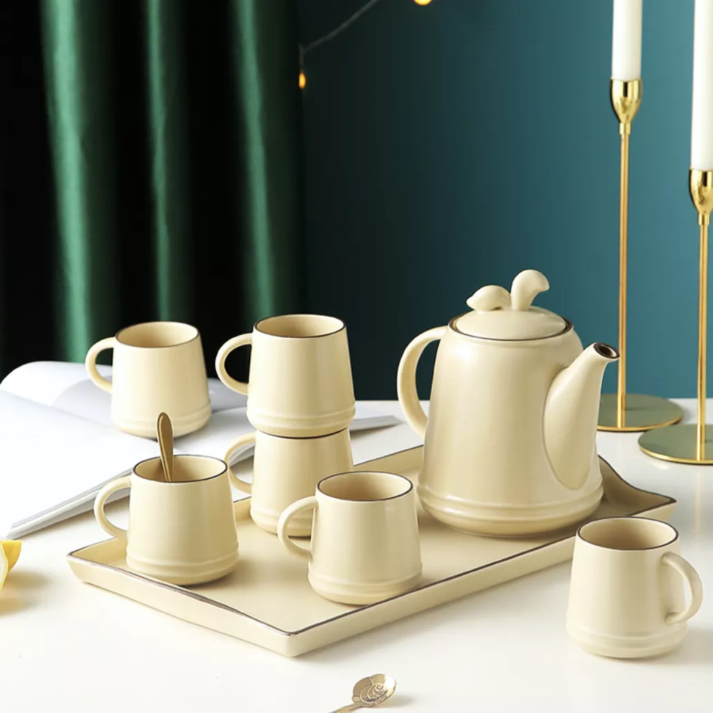 Crme De La Crme Ceramic Teaware Set Of 6
