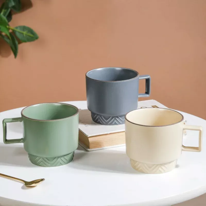 Cup For Coffee|Grey&Green&White