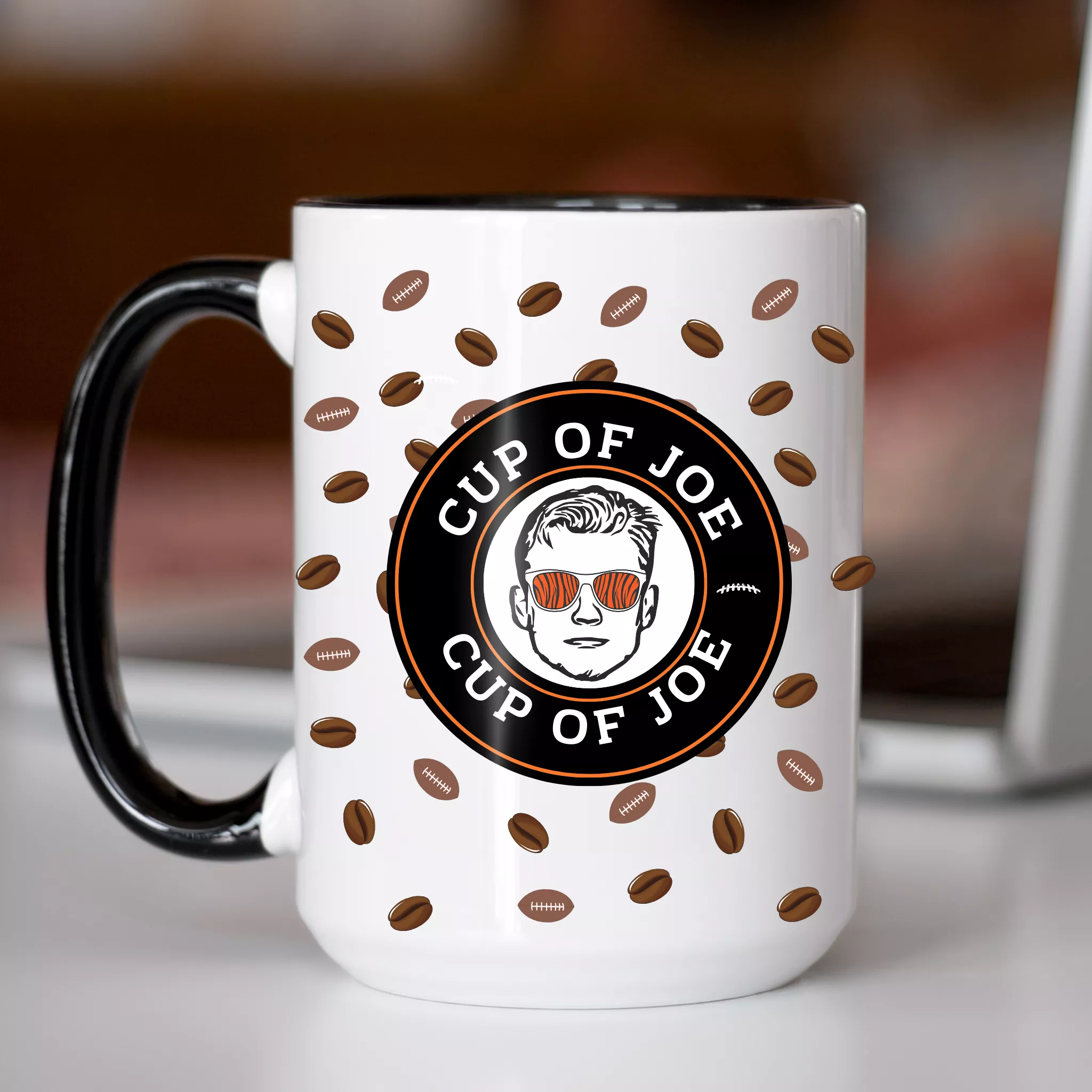 Cup of Joe Footballs & Coffee Beans