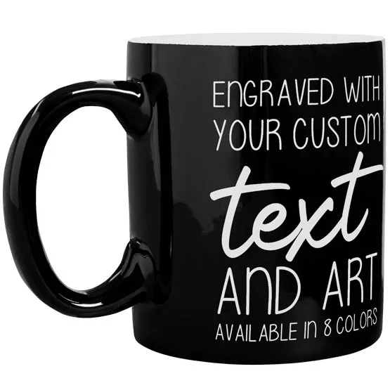 Custom Coffee Mug - 11 oz Ceramic Round Coffee Mug