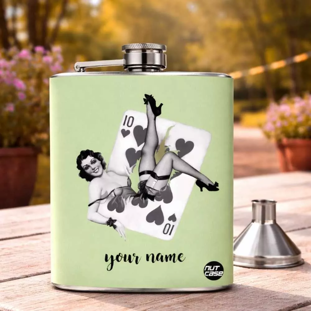 Custom-Made 8OZ Hip Flask - Add Your Name