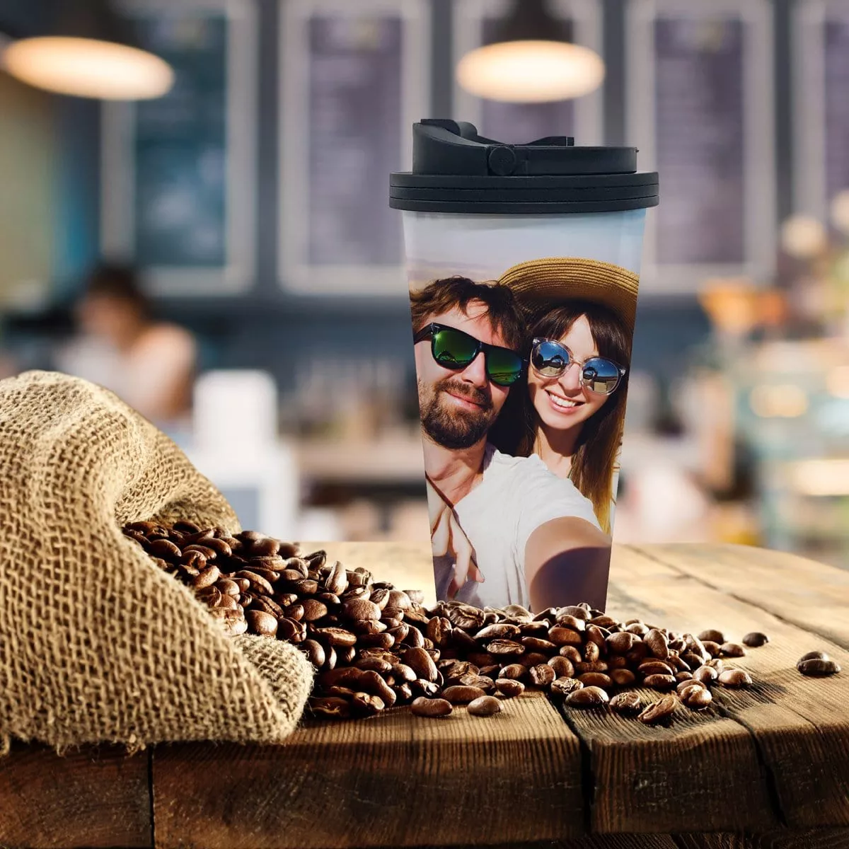 Custom Photo Coffee Tumbler