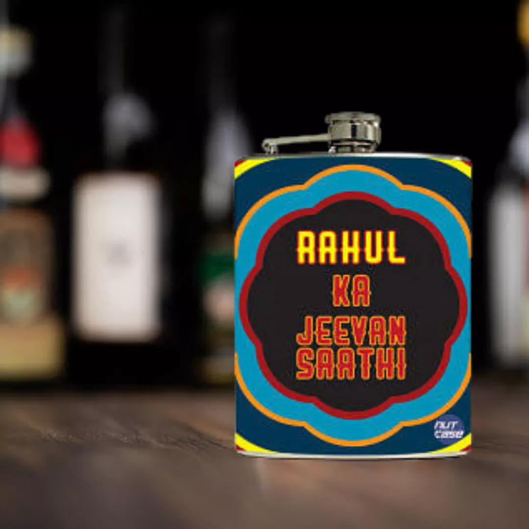 Customized 8oz Hip Flask - Add Your Name
