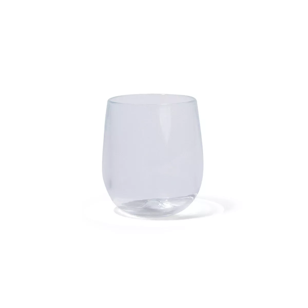 Customized Silipint Silicone 12 oz Crystal Clear Wine Glass