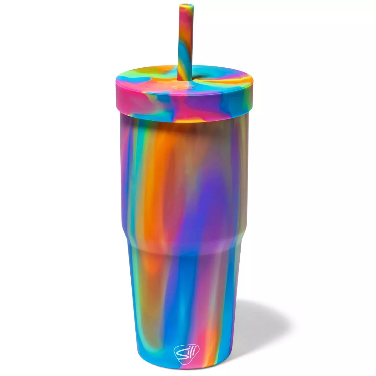 Customized Silipint Silicone 32 oz Straw Tumbler