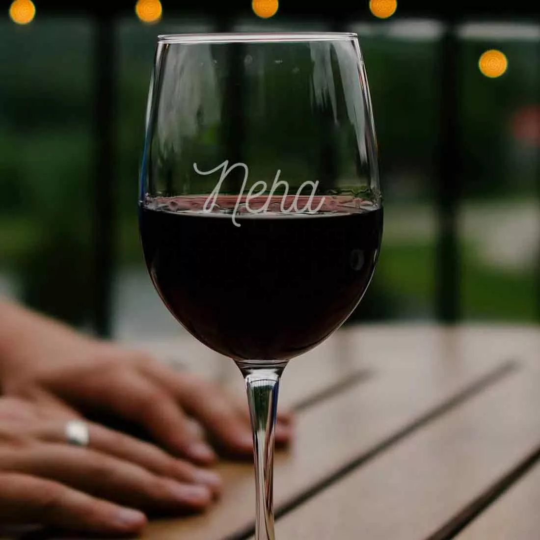Customized Wine Glasses With Name Wine Glass - Add Name