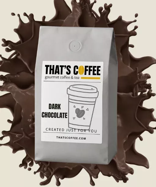 Dark Chocolate Flavored Coffee Beans