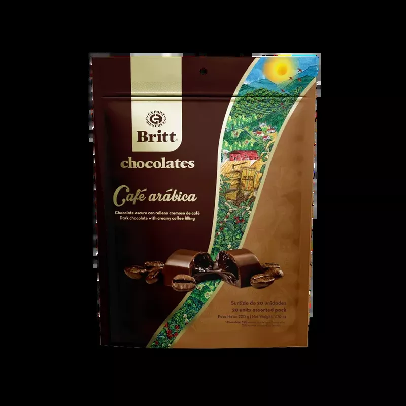 DARK CHOCOLATE WITH CREAMY COFFEE FILLING