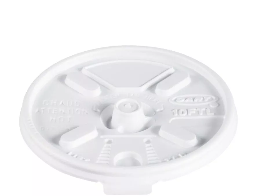 Dart 10FTL White Lift N' Lock Lids