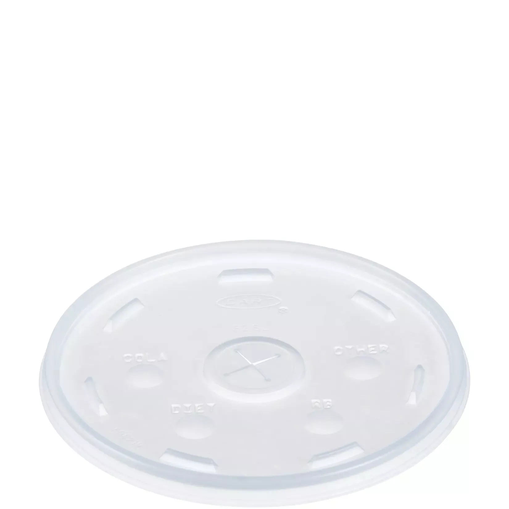 Dart 32SL1 32 Oz Translucent Straw Slot Lid