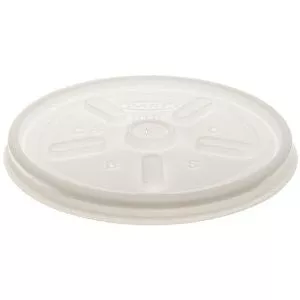 Dart 6JL White Vented Lids|Pack of 100&Case of 1000