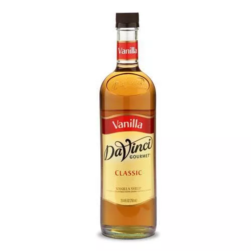 DaVinci Vanilla Syrup Bottle - 750mL