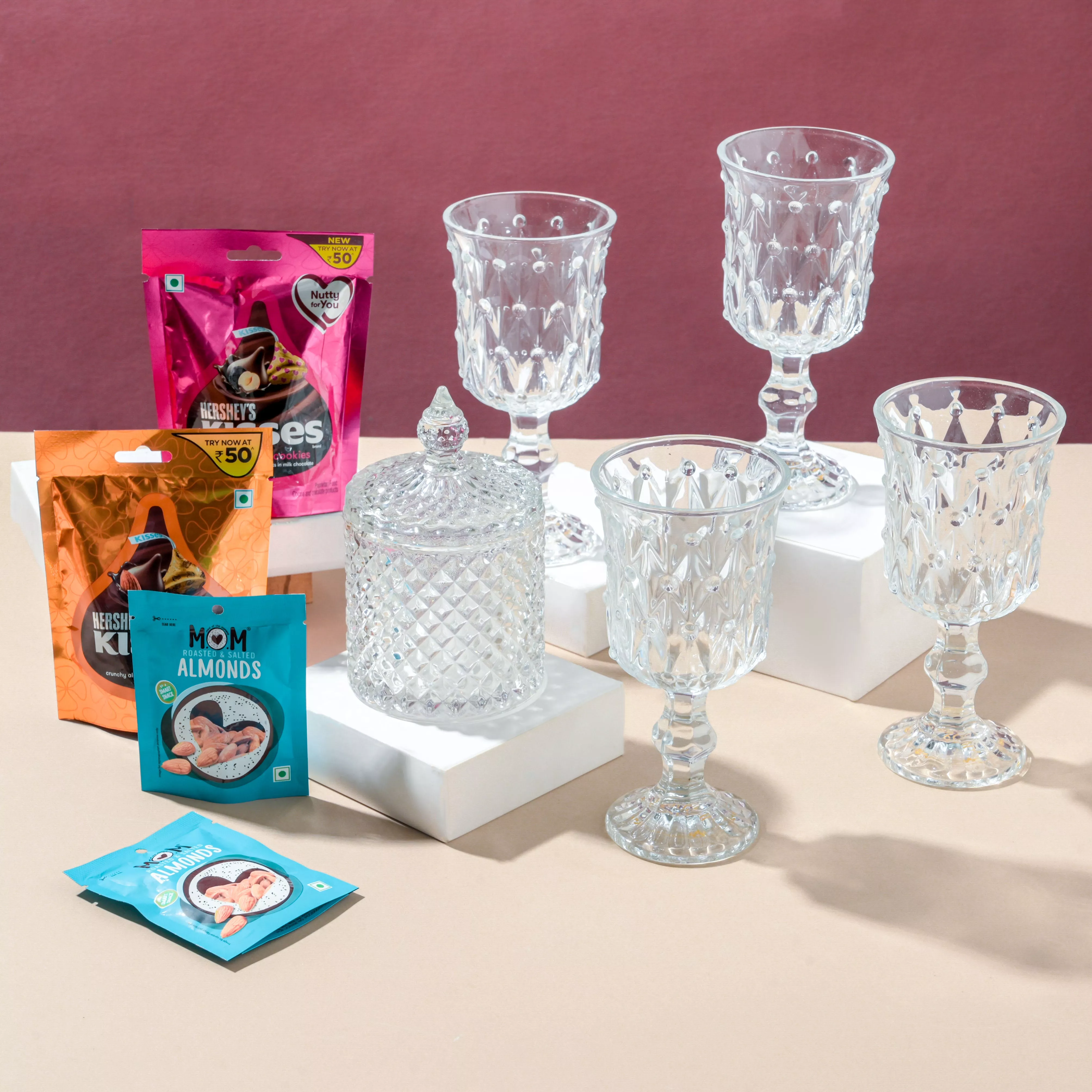 Dazzling Drinkware Gift Hamper Set Of 6