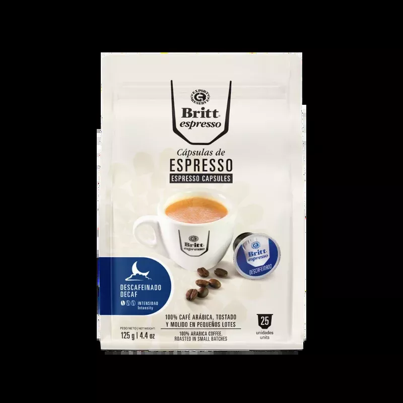 DECAF ESPRESSO COFFEE CAPSULES