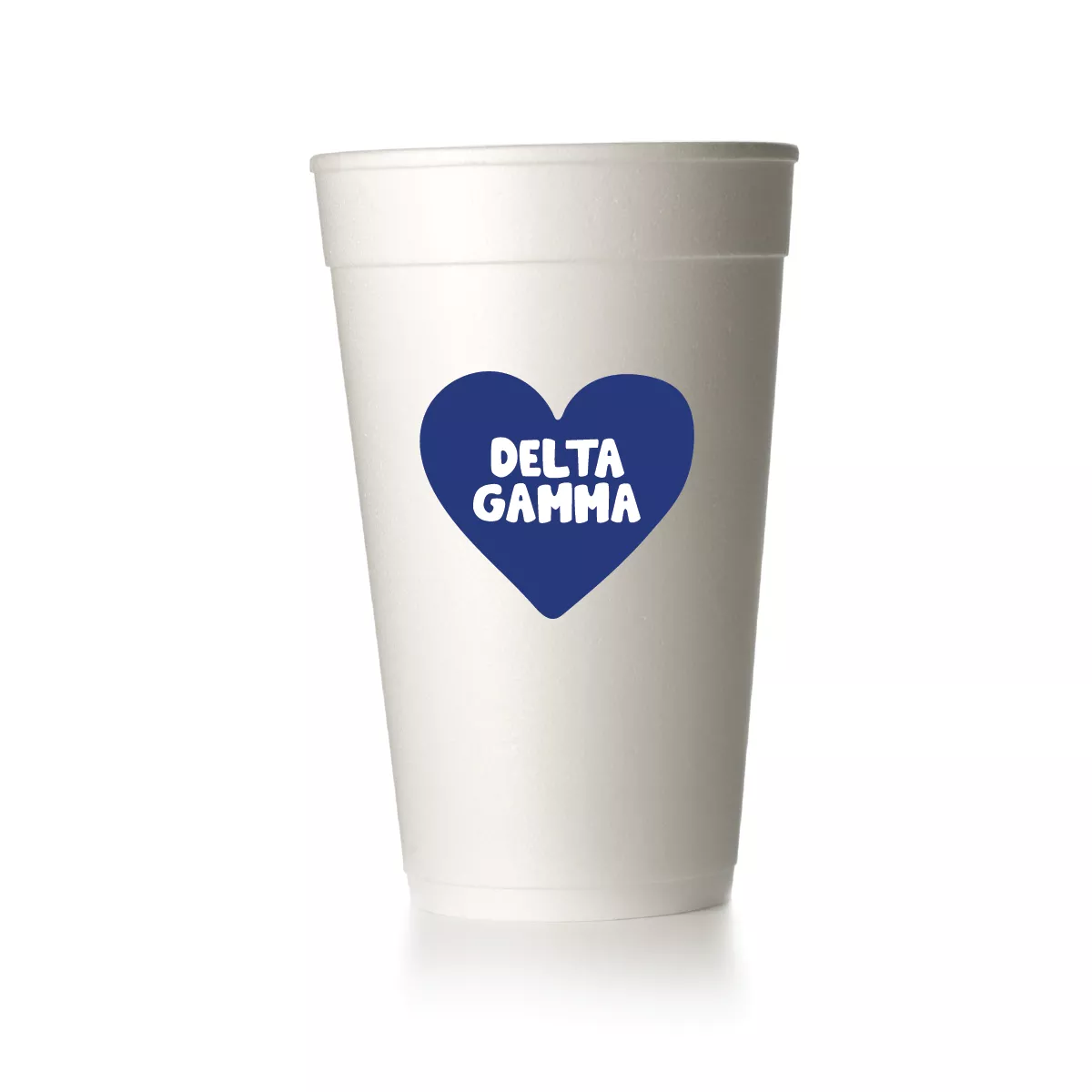 Delta Gamma Heart Cups|Foam&Frost Flex