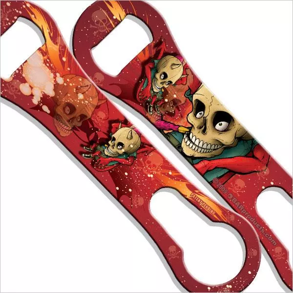 Demonic Devil V-Rod Bottle Opener