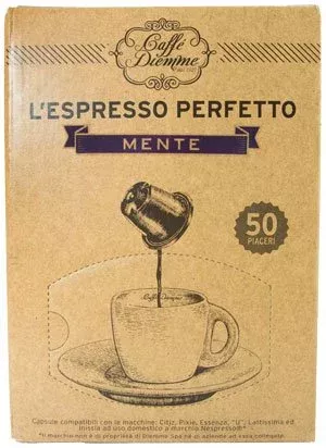 Diemme MENTE Nespresso* compatible capsules