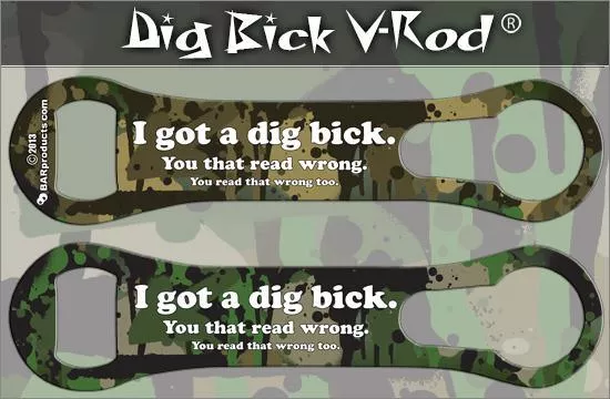 Dig Bick Kolorcoat V-Rod Bottle Opener