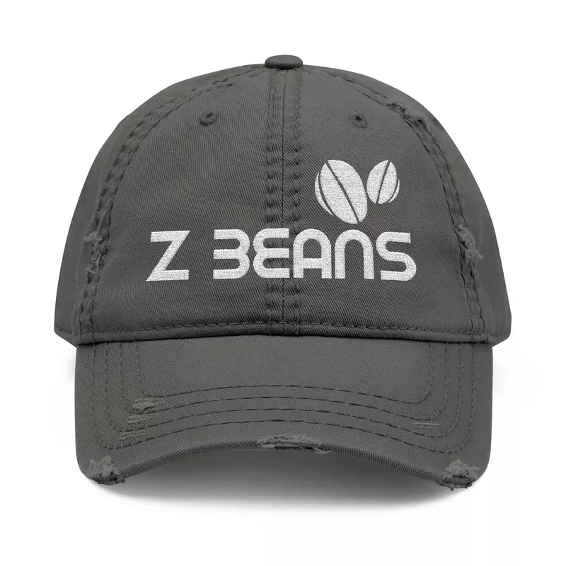 Distressed Embroidered – Z Beans Hat